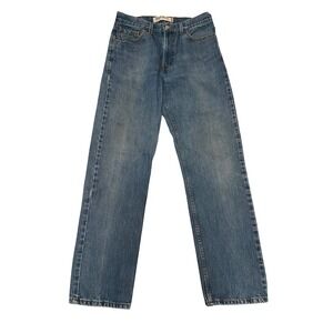 Vtg Levi's Men's 505 Regular Fit Striaght Leg Medium Wash Denim Blue Jeans 33x34